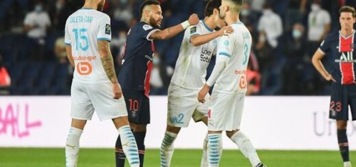 Neymar red card VAR spotted Neymar s slap on Marseille defender Alvaro Gonzalez 1335133