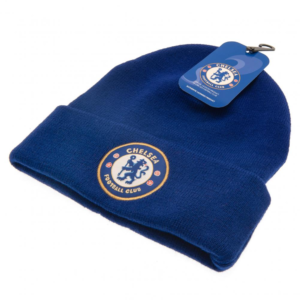 Chelsea FC Sinine Kootud Mansetiga Beanie 2