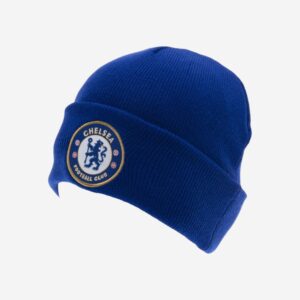 Chelsea FC Sinine Kootud Mansetiga Beanie