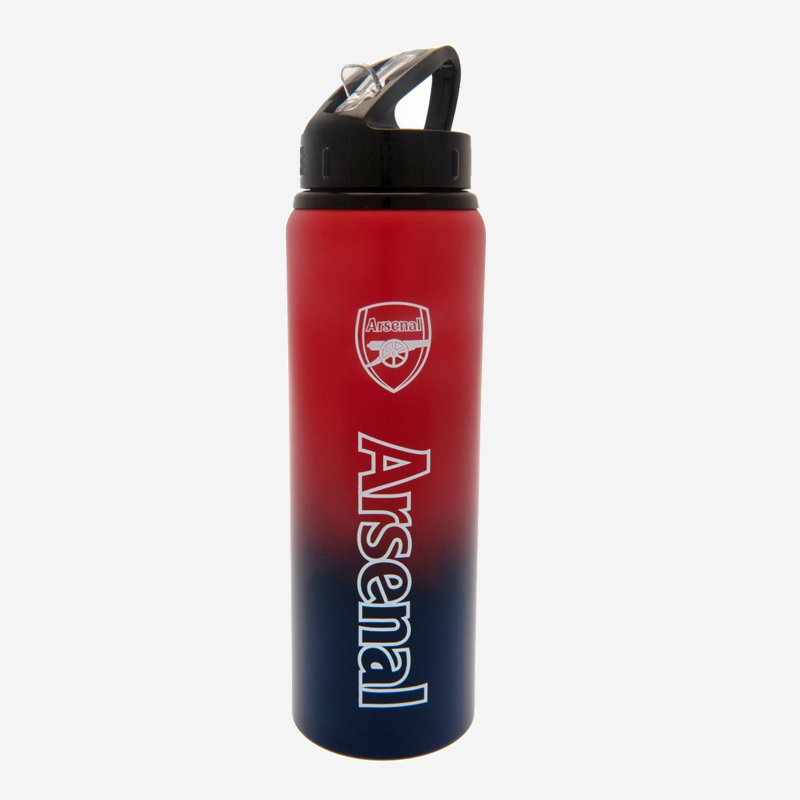 Arsenal FC Bottle Aluminium XL 750ml Red Blue Fade with Crest