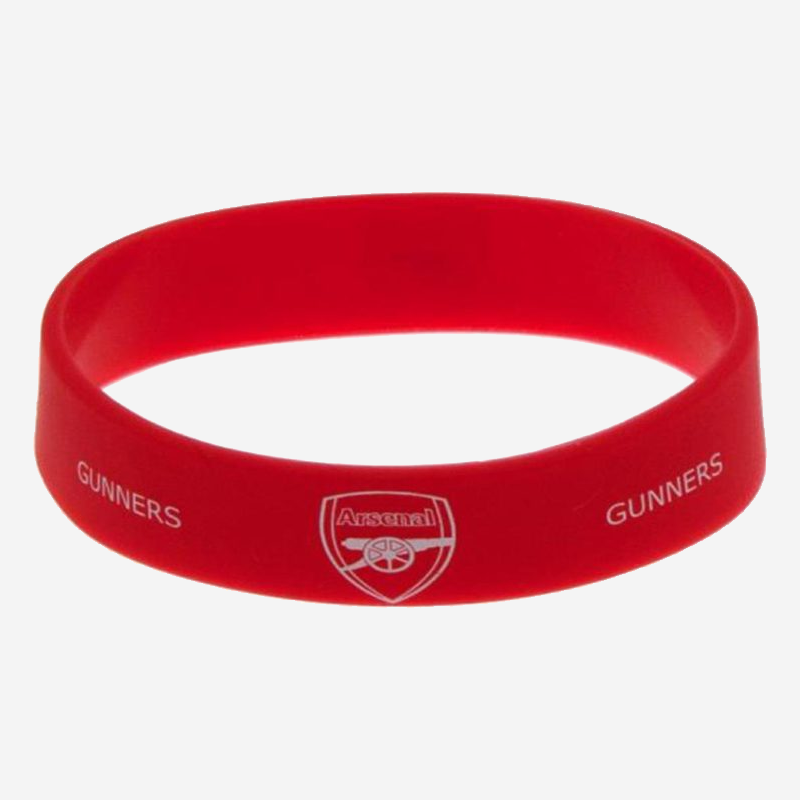Arsenal FC Red Silicone Wristband