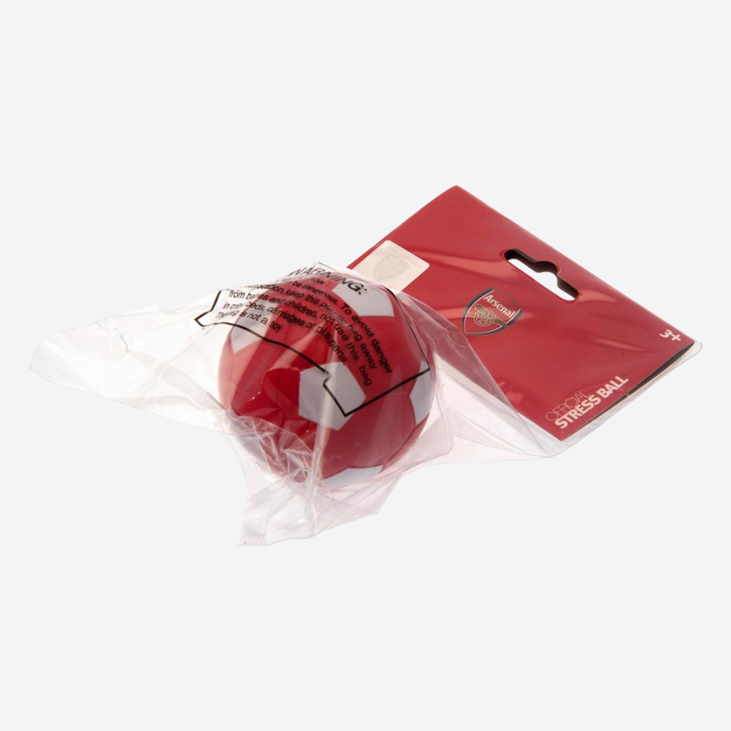 Arsenal FC Stress Ball Red White 6cm with Club Crest 2