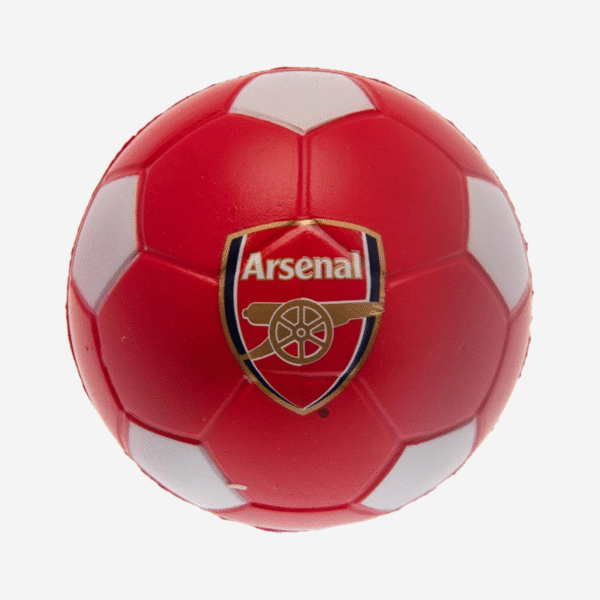 Arsenal-FC-Stress-Ball-Red-White-6cm-with-Club-Crest Arsenal FC Stress Ball Red White 6cm with Club Crest