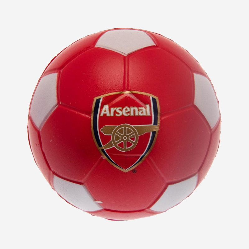 Arsenal FC Stress Ball Red White 6cm with Club Crest