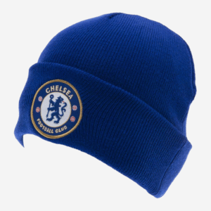 Chelsea FC Beanie Knit Royal Blue with Embroidered Crest