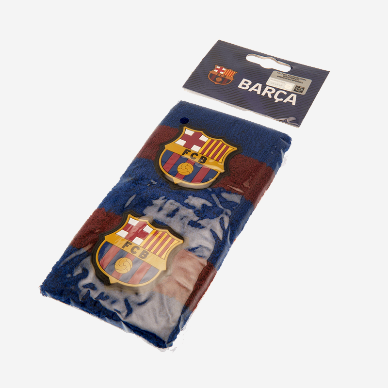 FC Barcelona Wristbands Official Licensed Pack of 2 2