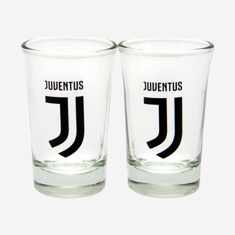 Juventus FC 2 Pack Shot Glass Set