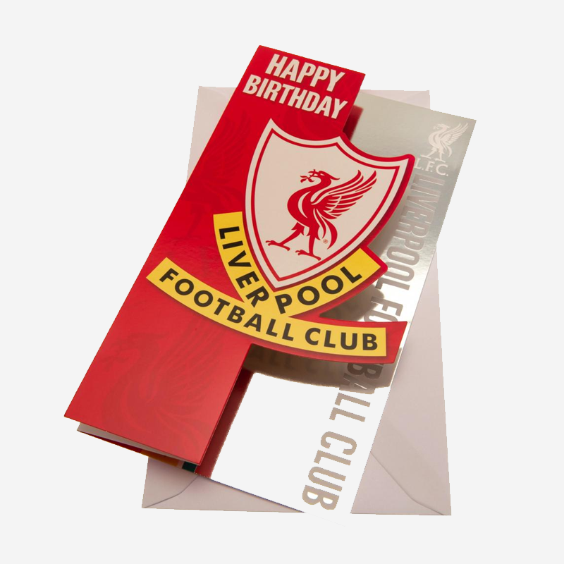 Liverpool FC Liverbird Birthday Card Official Licensed