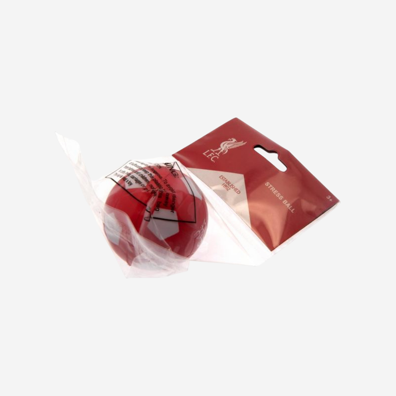 Liverpool FC Stress Ball Red White 6cm with Club Crest 2