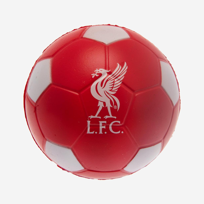 Liverpool FC Stress Ball Red White 6cm with Club Crest