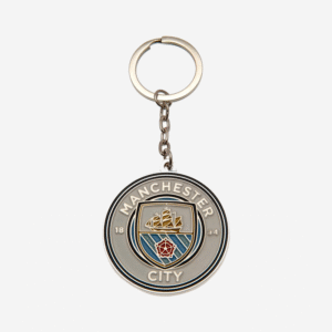 Manchester City FC Crest Keyring Metal