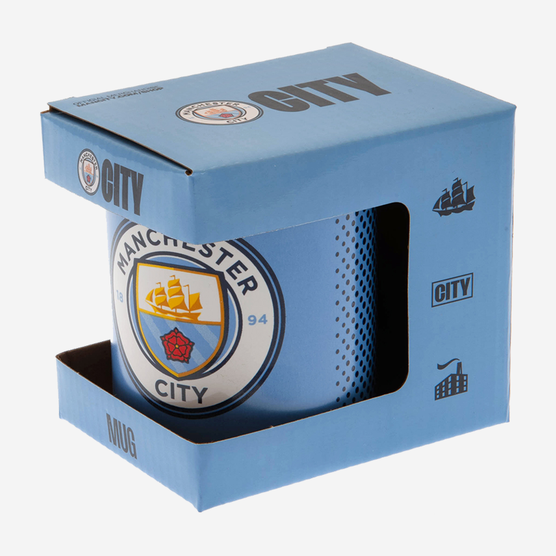 Manchester City FC Fade Mug Ceramic 315ml with Club Crest 2