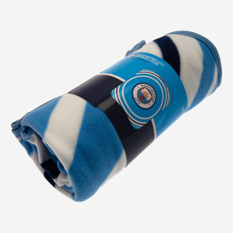 Manchester City FC Sky Blue Pulse Fleece Blanket