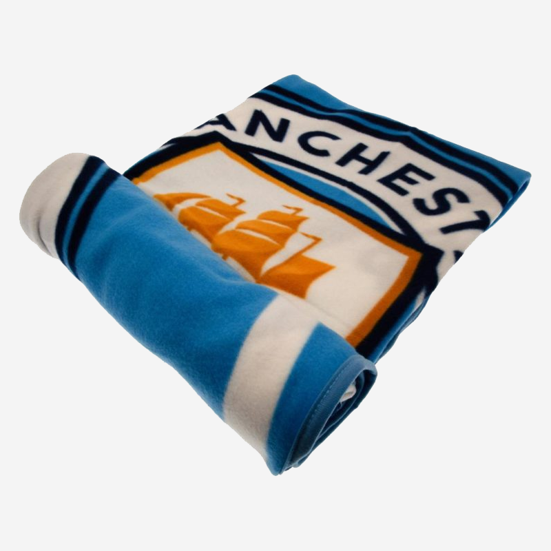 Manchester City FC Sky Blue Pulse Fleece Blanket