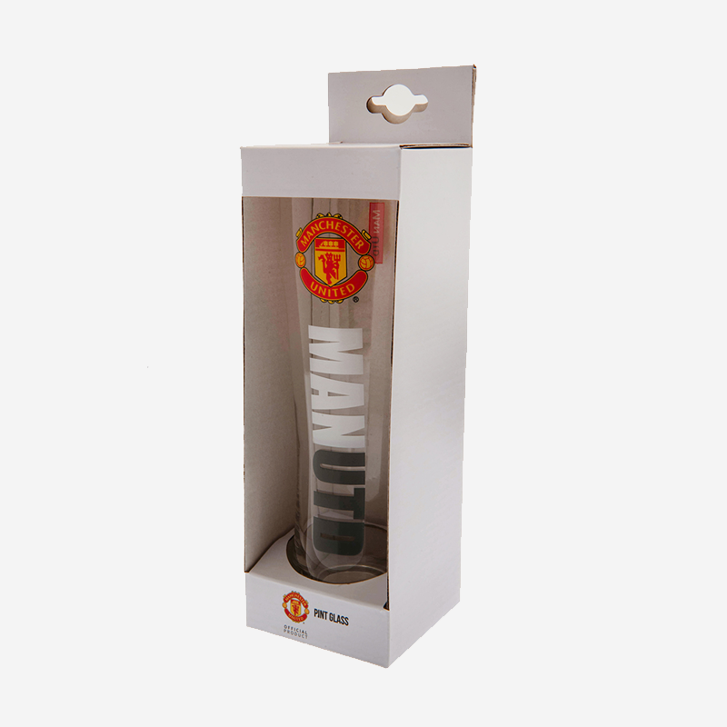 Manchester United FC Tall Beer Glass 2