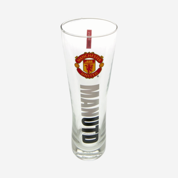 Manchester-United-FC-Tall-Beer-Glass Manchester United FC Tall Beer Glass