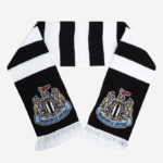 Newcastle United FC Scarf Black & White Bar