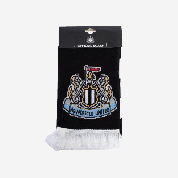 Newcastle United FC Scarf Black & White Bar 2