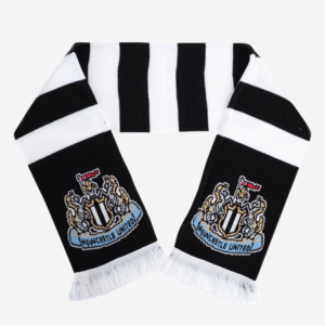 Newcastle United FC Scarf Black & White Bar