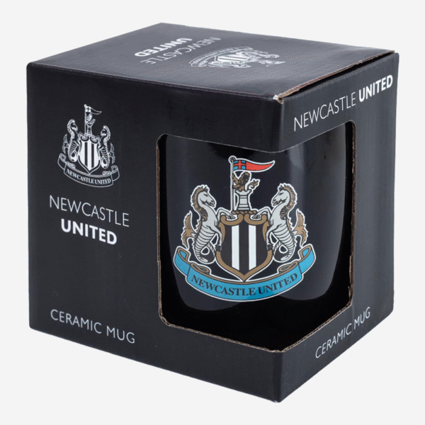 Newcastle United FC Shaped Mug Ceramic 315ml with Club Crest 2