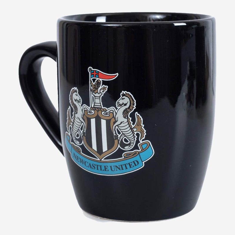 Newcastle United FC Shaped Mug Ceramic 315ml with Club Crest
