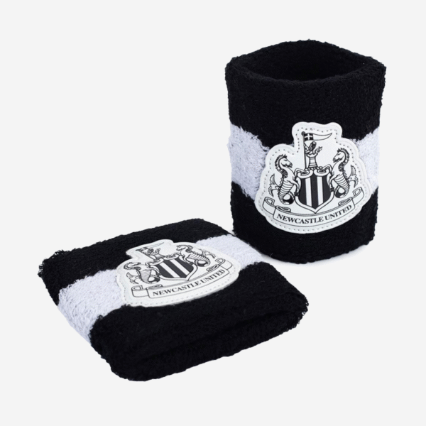 Newcastle United FC Wristbands Official 2 Pack Newcastle United FC Wristbands Official 2 Pack
