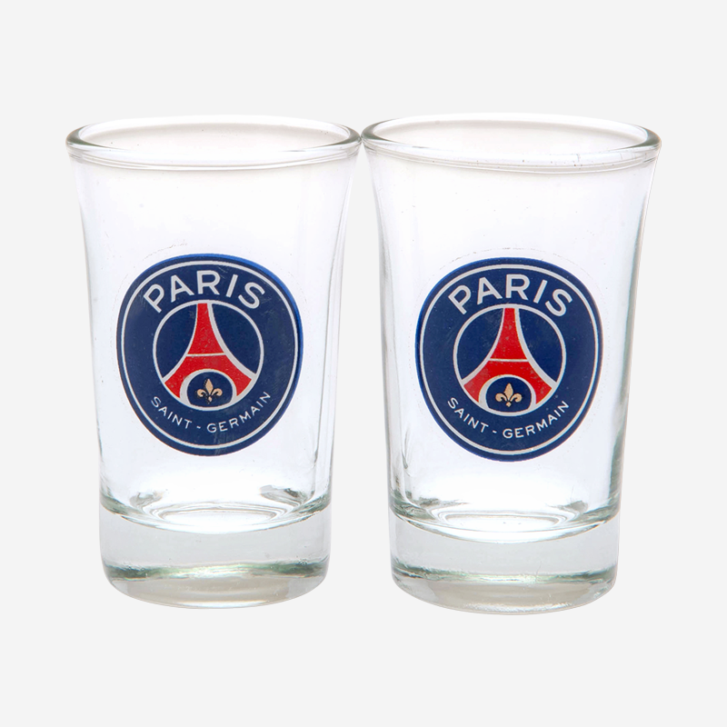 Paris Saint Germain FC 2 Pack Shot Glass Set