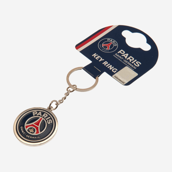 Paris Saint Germain FC Crest Keyring Metal 2