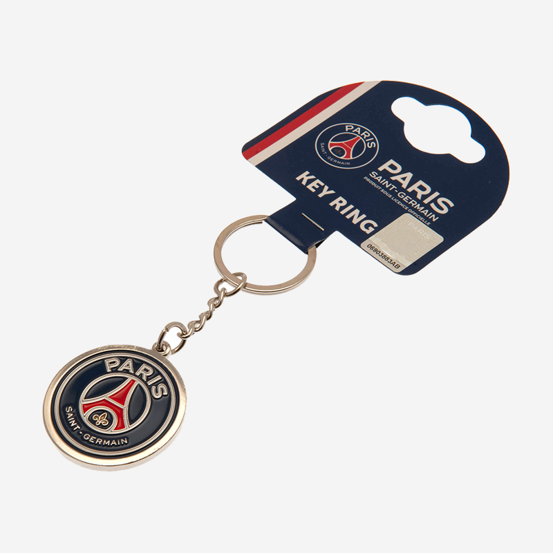 Paris Saint Germain FC Crest Keyring Metal 2
