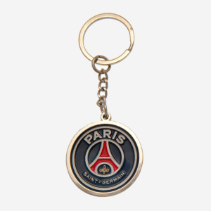 Paris Saint Germain FC Crest Keyring Metal