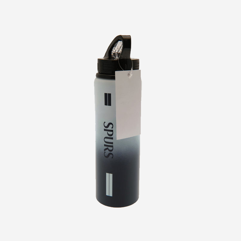 Tottenham Hotspur FC Bottle Aluminium XL 750ml Black White Fade with Crest 2