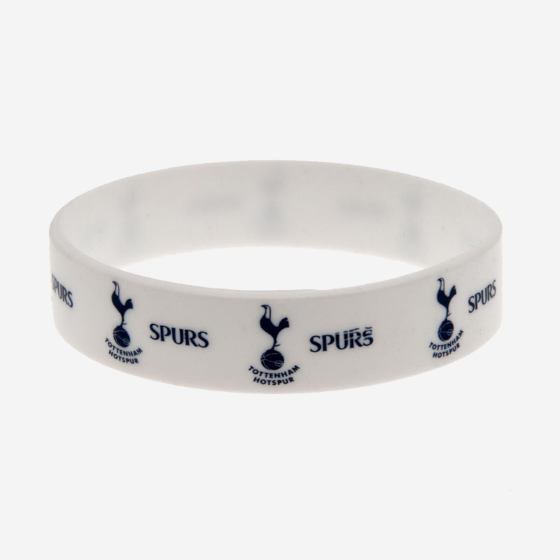 Tottenham Hotspur FC White Silicone Wristband
