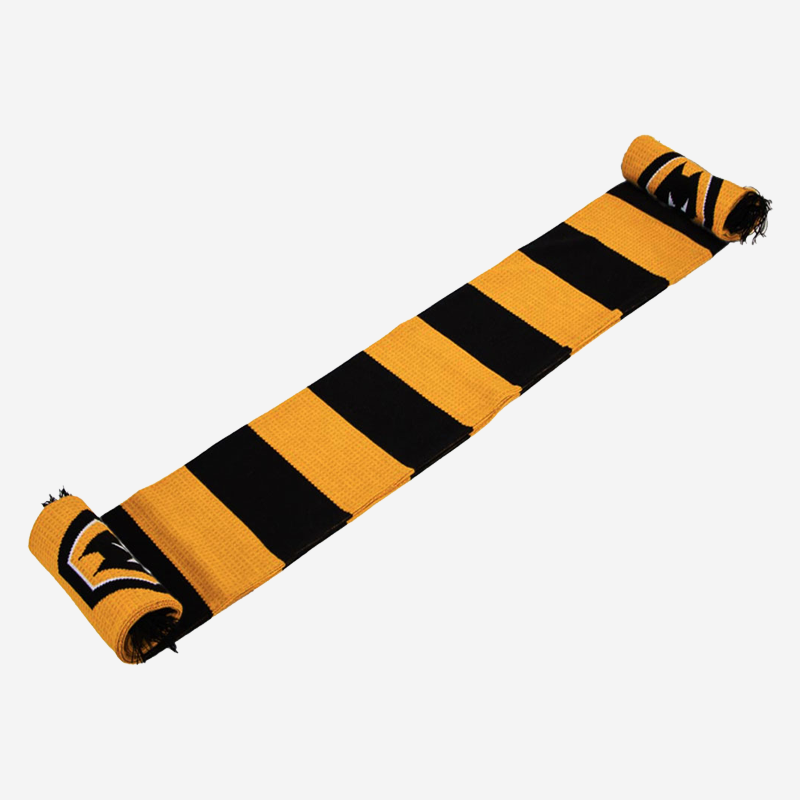 Wolverhampton Wanderers FC Scarf Gold & Black Bar