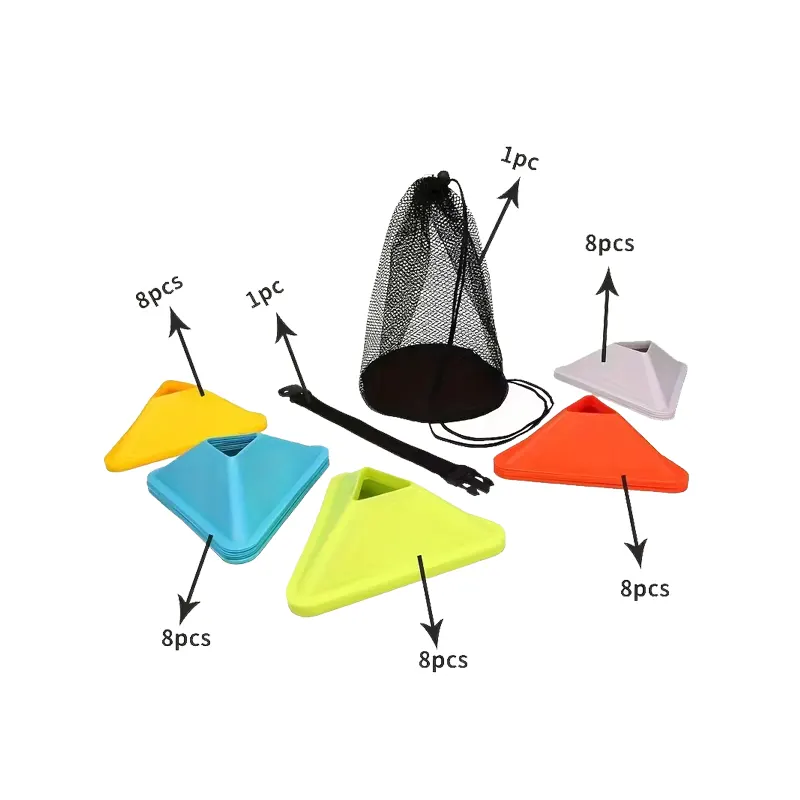 Football Training Cones Triangle 40pcs