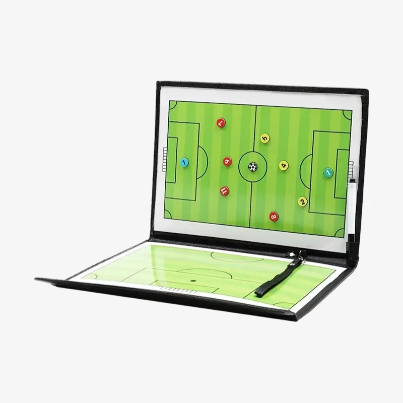 Foldable Magnetic Football Coaching Board with Carry Case